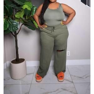 Women’s Zenana Ivory Pant Set
